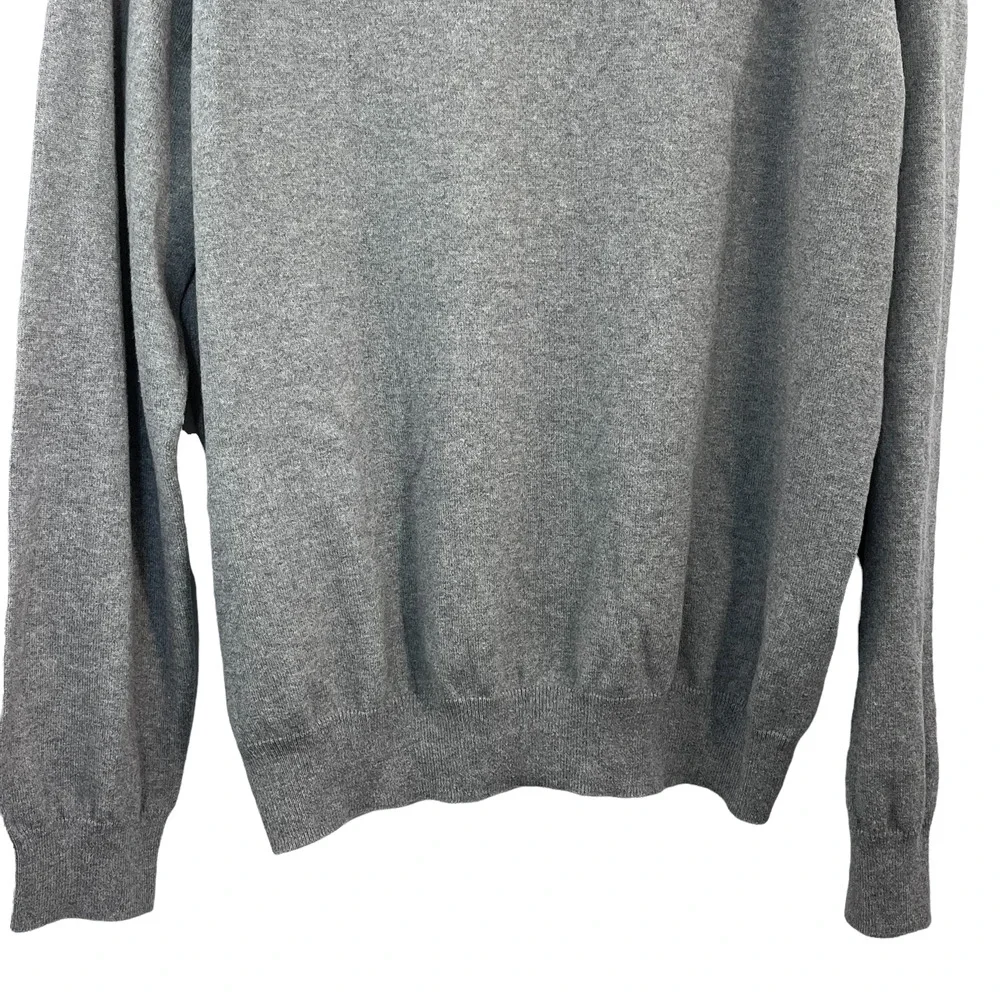 J.Crew Men's V-neck Cotton with Cashmere Long Sleeve Sweater Size XL - Picture 7 of 9